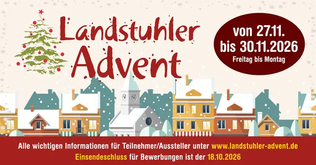 Wer einen Stand beim Landstuhler Advent plant, kann sich jetzt um einen Platz bewerben. | Foto: Verbandsgemeinde Landstuhl