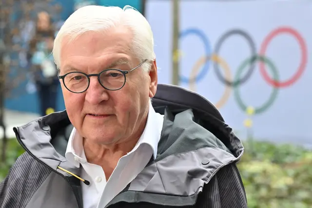 Steinmeier bei den Olympischen Spielen. (Archivbild) | Foto: Peter Kneffel/dpa