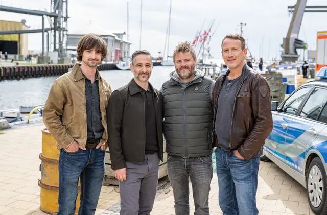 Tatort: Schwere See: Drehstart für den neuen Nordsee-Fall mit Thorsten Falke und Mario Schmitt. | Foto: NDR / Das Erste, Foto: NDR/Markus Hertrich