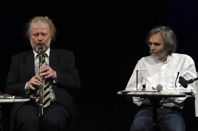 Lömsch Lehmann (links) und Hans-Jürgen Herschel