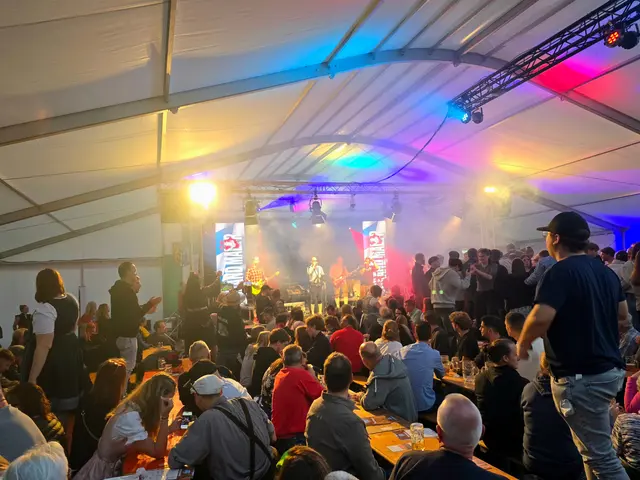 Grand Malör rockt das Festzelt. | Foto: Gemeindeverwaltung Haßloch