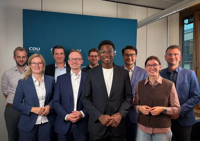 Neun Abgeordnete unter 40 Jahren bilden die neue Junge Gruppe der CDU-Landtagsfraktion Rheinland-Pfalz. | Foto: CDU-Fraktion/Manuel Kerber