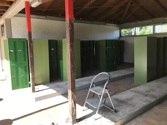 Die alten Spinde sind abgebaut | Foto: Förderverein Schwimmbad