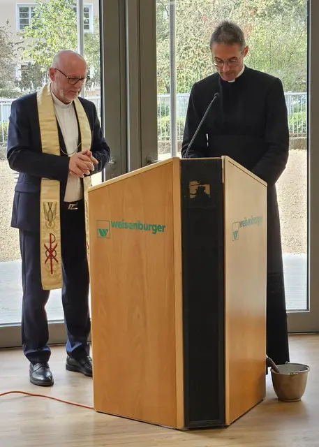Das neue Alfred-Delp-Haus im Hemshof bietet Wohnungen und Räume für die Pfarrei.  | Foto: Presse Dekanat Ludwigshafen