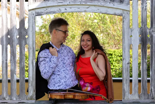 Die Künstler Mary Alvarado und Matthias Hutter | Foto: Frank Sinn
