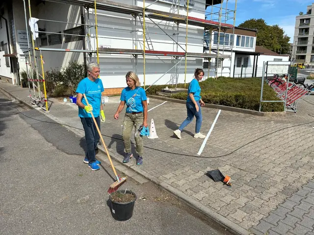 Rotary Club Amphitrite Mannheim. Kirsten Korte und vom TVK Klaus Ulrich | Foto: HT