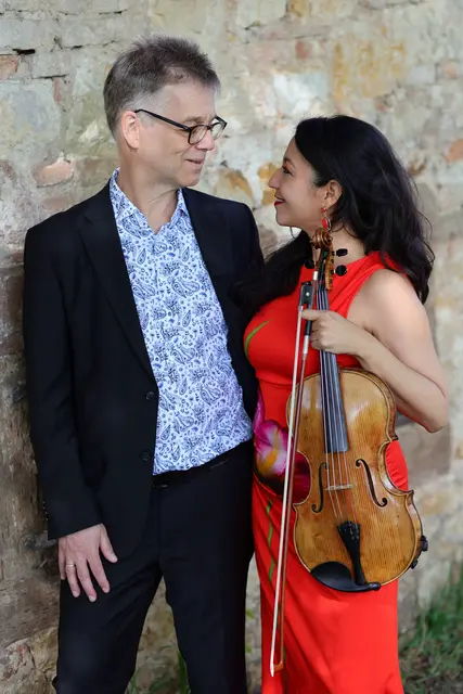 Die Künstler Mary Alvarado und Matthias Hutter | Foto: Frank Sinn
