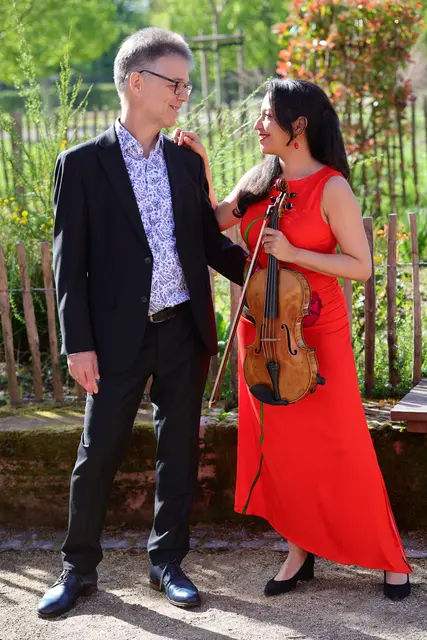Die Künstler Mary Alvarado und Matthias Hutter | Foto: Frank Sinn