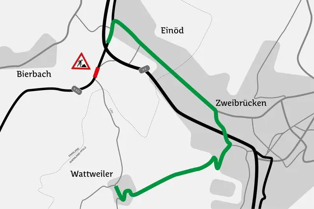 Neuer Rad- und Gehweg an der B 423: Abbiegen wird gesperrt | Foto: Landesbetrieb für Straßenbau (LfS)