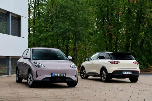 Modern, aber nicht zu extravagant: Das Design des Geely E2 lässt sich durchaus als massentauglich einstufen. | Foto: Thorsten Weigl/Geely/dpa-mag