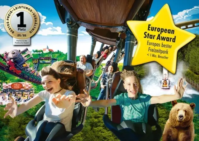Tripsdrill zum 11. Mal Europas bester Freizeitpark!