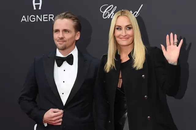 Sarah Connor, Sängerin, und ihr Ehemann Florian Fischer kommen zur 71. Bambi-Verleihung in das Festspielhaus. | Foto: Patrick Seeger/dpa