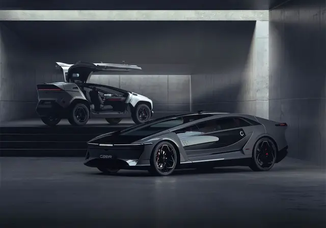 Mit einem Coupé und einem SUV namens Exobot stellt Ceer seine ersten Flagschiffmodelle vor. | Foto: Ceer Motors/dpa-mag