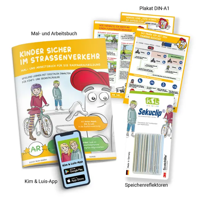 Mit Material zur Radfahrausbildung sollen Grundschulkinder in Speyer sicherer im Straßenverkehr werden. | Foto: K&L Verlag