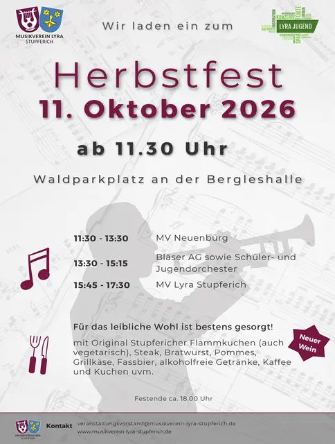 Herbstfest  | Foto: MV Lyra Stupferich e.V.