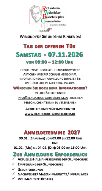 Foto: Richard-von-Weizsäcker-Realschule plus Germersheim