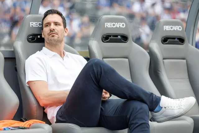 Ist vom Weg des KSC weiter überzeugt: Sportchef Mario Eggimann (Archivbild) | Foto: Andreas Gora/dpa
