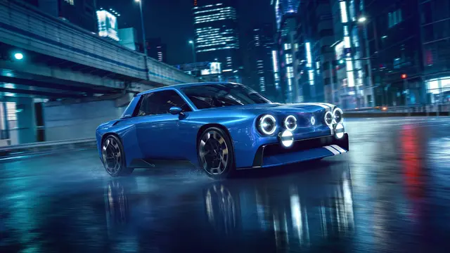 Ein Klassiker, exklusiv neu interpretiert: Der elektrifizierte R8 Gordini von Renault bleibt wohl ein Showcar. | Foto: Renault/dpa-mag