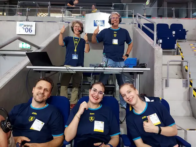 Ehrenamtliches Team Audiodeskription der Rhein-Neckar Löwen | Foto: Team Audiodeskription