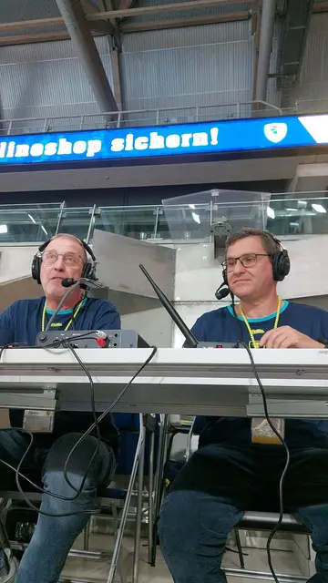 Was passiert denn gerade auf dem Spielfeld? | Foto: Team Audiodeskription