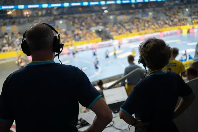 Audiodeskription bei den Rhein-Neckar Löwen - Unser Blick vom Sprecherplatz | Foto: Team Audiodeskription