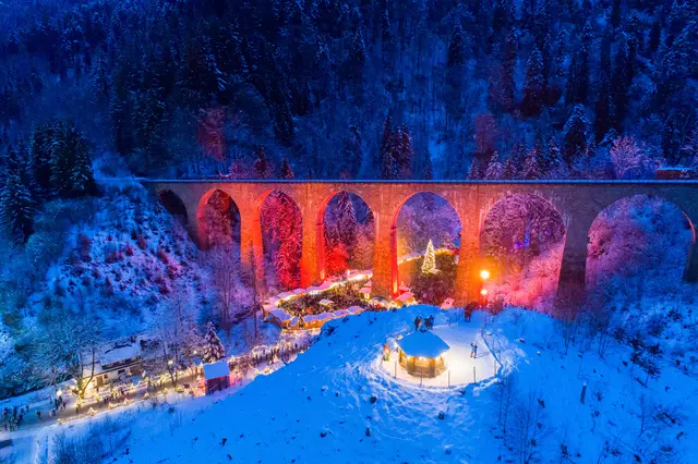 Weihnachtsmarkt in der Ravennaschlucht bei Breitnau - jetzt die heiß begehrten Tickets sichern | Foto:  ©Hochschwarzwald Tourismus GmbH