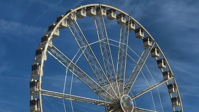 55 m Riesenrad das erste Mal in Mannheim | Foto: Jürgen Habich
