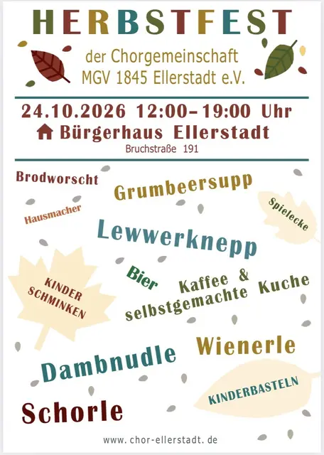 Herbstfest der Chorgemeinschaft Ellerstadt | Foto: Chorgemeinschaft Ellerstadt