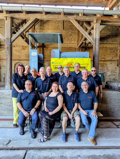 Locomotive Brass spielt in der Rheinschänke in Leimersheim. | Foto: Claus Nuber