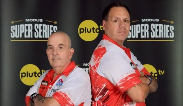 International Pairs Tournament: Das Darts-Event findet im November in Portsmouth statt und läuft live auf Pluto TV. | Foto: Pluto TV