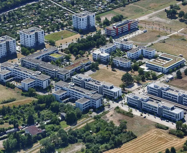 Ein neues Entwicklungszentrum für Halbleitertechnik ist im Karlsruher Technologiepark geplant. | Foto: Stadt Karlsruhe, Roland Fränkle