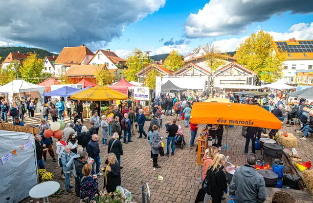 Besucher des Keschdemarkt Hauenstein