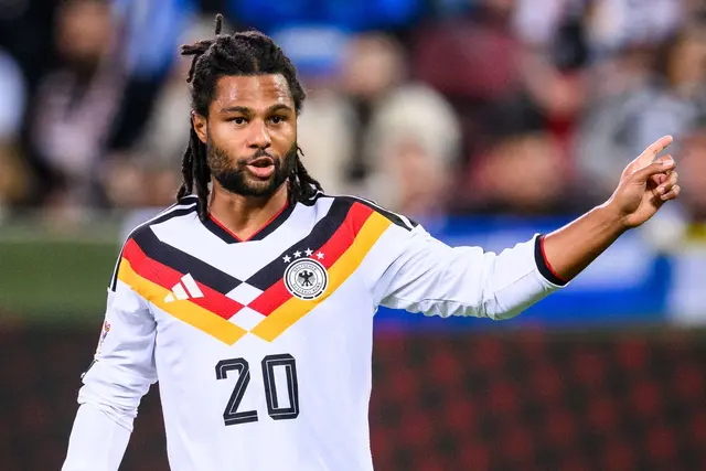 Serge Gnabry läuft einem Medienbericht zufolge als Kapitän gegen Serbien auf (Archivbild) | Foto: Tom Weller/dpa