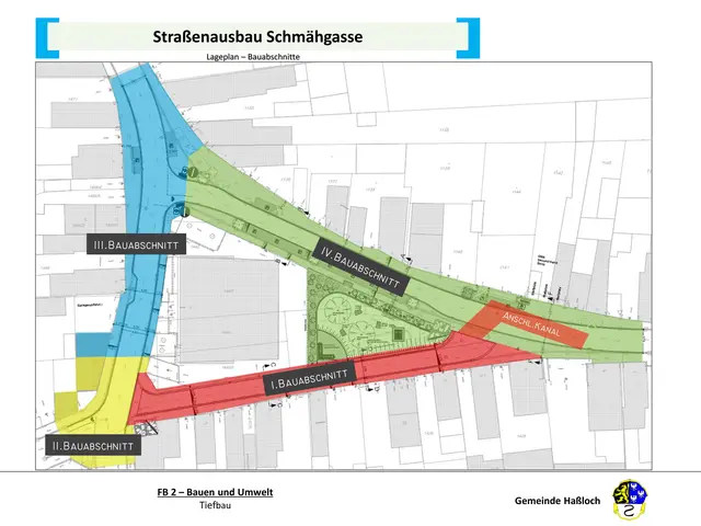 Lageplan zum Straßenausbau Schmähgasse | Foto: Gemeinde Haßloch