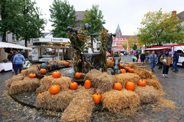 Beim Ramsteiner Bauernmarkt verwandelt sich das Stadtzentrum in eine große Marktmeile. Am Sonntag, 4. Oktober, warten rund 50 Stände, regionale Produkte und ein verkaufsoffener Sonntag. | Foto: Archiv/Erik Stegner