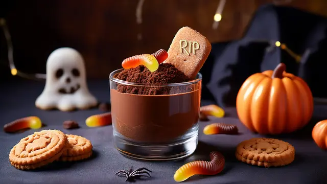 leckere Schoko-Gräber für Halloween | Foto: Heike Schwitalla
