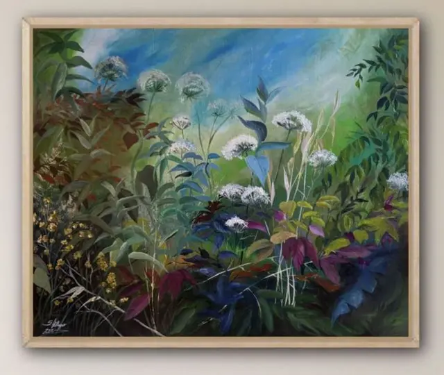 Susanne Hoellinger, Floral, 120x100 cm | Foto: Susanne Hoellinger