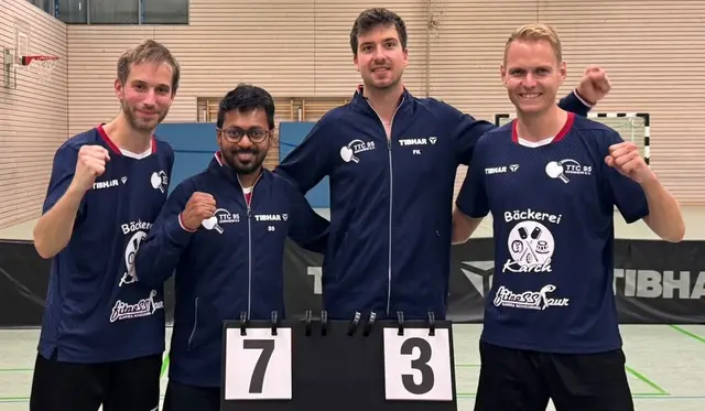 TTC 95 Oberliga Team: Der 2. Sieg im 2. Sieg! | Foto: C.B.
