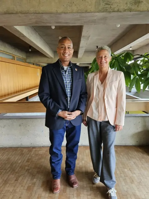Im Rathaus Kaiserslautern traf Oberbürgermeisterin Beate Kimmel den neuen USAG-Kommandeur Colonel Jerry L. Wood zum Antrittsbesuch. | Foto: Stadt Kaiserslautern
