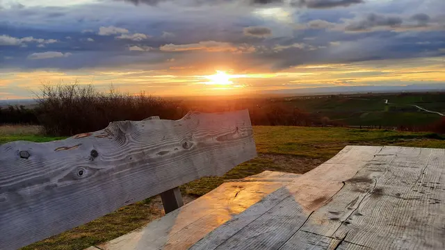 Bild 9: Sonnenaufgang auf der Kleinen Kalmit | Foto: Stefanie Grimm