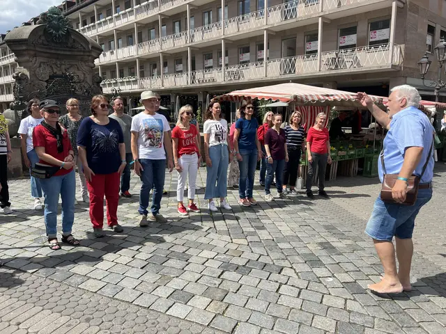 Musikalische Überraschung für die Passanten beim Flashmob in der Fußgängerzone | Foto: GCF