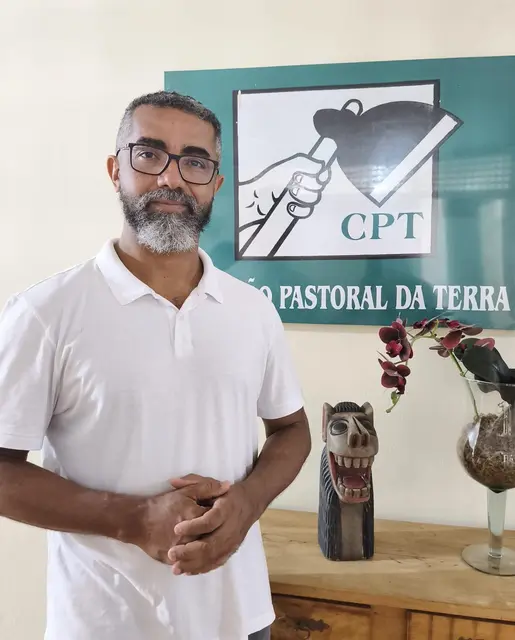 Ronilson Costa spricht in Speyer über Amazonien, Klimaschutz und soziale Gerechtigkeit. | Foto: Costa
