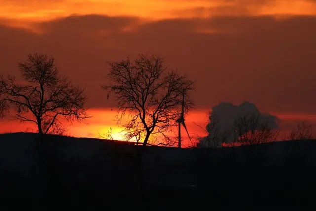 Bild 8: Sonnenaufgang über Gerolsheim | Foto: Kirsten Löffler