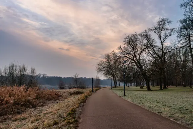 Bild 11: Auf der Parkinsel in Ludwigshafen an einem Februarmorgen | Foto: Ralph Beetz