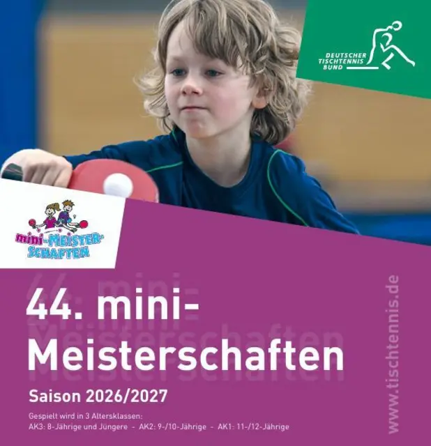 Plakat MM 2026/2027 | Foto: DTTB
