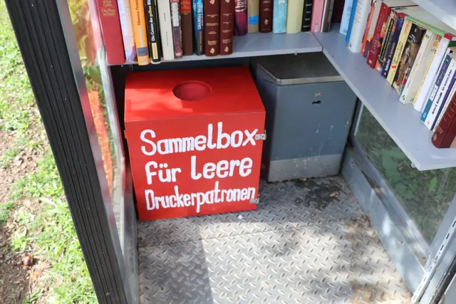 Sammelbox für leere Druckerpatronen in Westheim | Foto: Heike Schwitalla