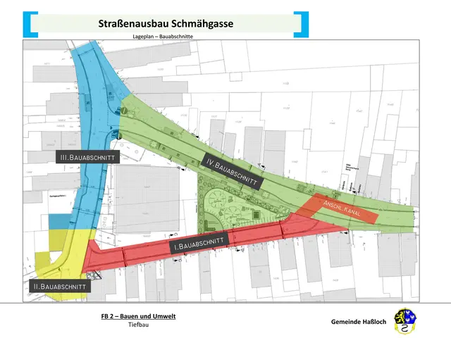 Lageplan zum Straßenausbau Schmähgasse | Foto: Gemeinde Haßloch