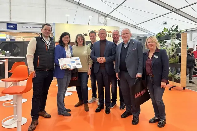 Auf der Baumesse erhalten Besucher Ideen und Informationen rund ums Bauen, Sanieren und Energiesparen. | Foto: Stadt Bad Dürkheim