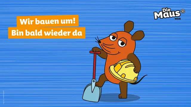 Die Sendung mit der Maus: Die Mausfigur kehrt nach kurzen Bauarbeiten an ihren Platz vor dem 1LIVE-Gebäude in Köln zurück. | Foto: WDR Westdeutscher Rundfunk