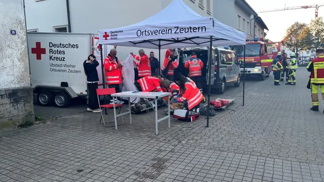 Jahreshauptübung Feuerwehr Ubstadt-Weiher  | Foto: FW